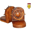 Ships Helm Wheel Bookends