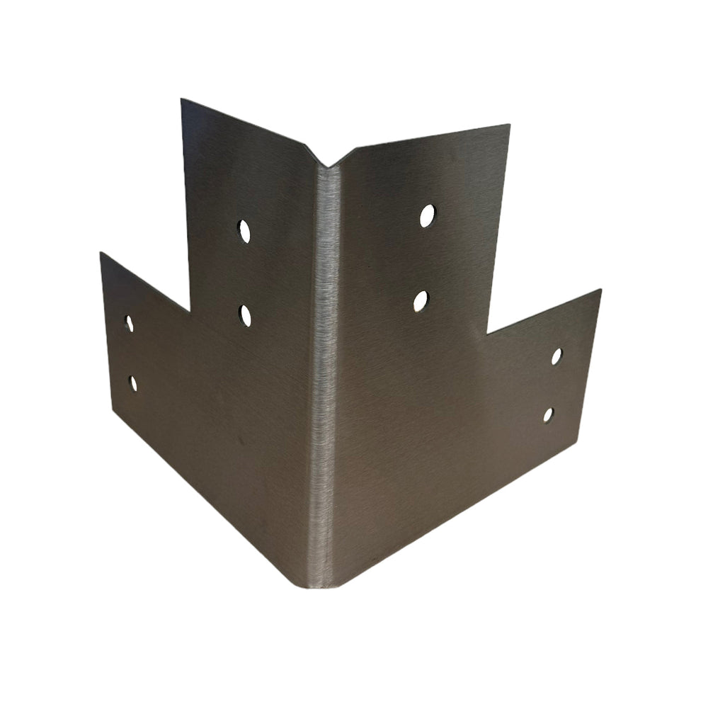 Shop Table DIY | Workbench Heavy Duty 4x4 Corner Brackets for 4 x 4 Posts | Made In the USA!