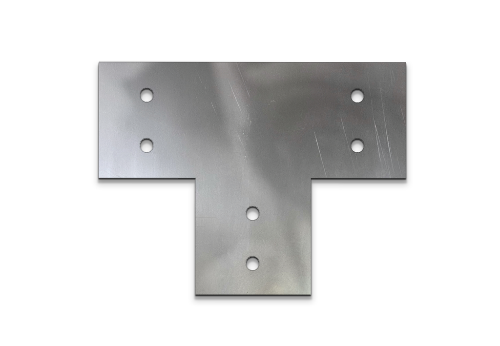 Shop Table DIY | Workbench Heavy Duty 4x4 Flat T Brackets for 4 x 4 Posts | Made In the USA!