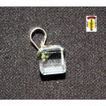 Silver Cubic Crystal Pendant