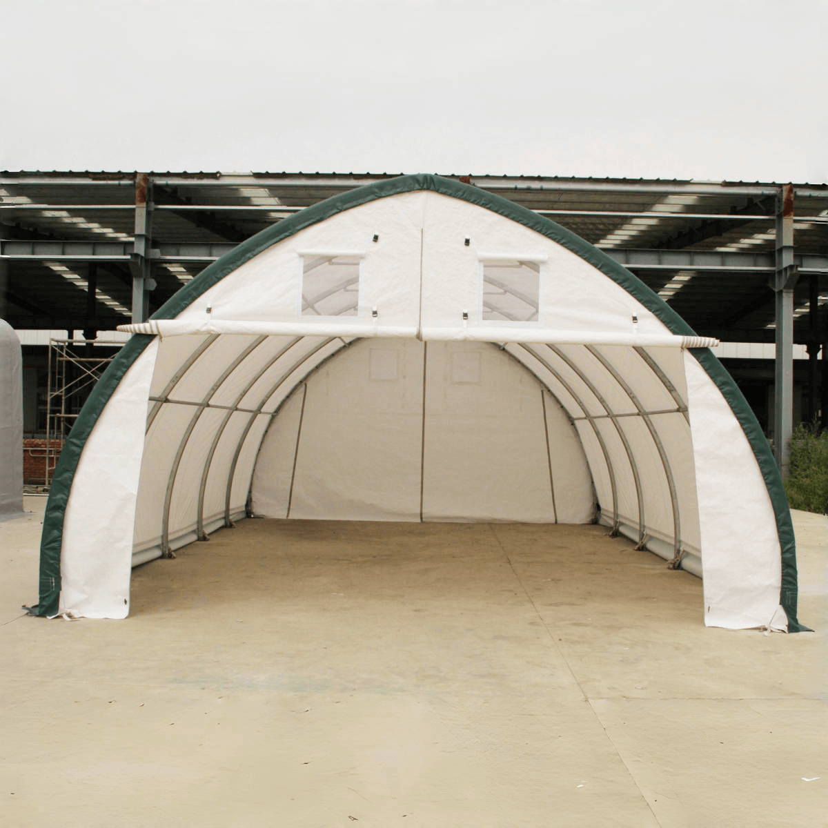 W20'xL42'xH12' Single Truss Arch Storage Shelter