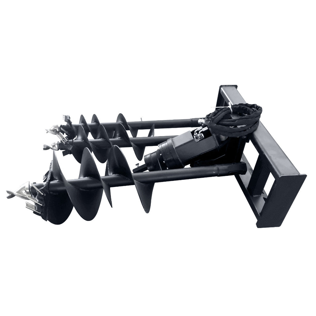 Greatbear Skid Steer Auger with 3 Bits in 9", 12", 18"