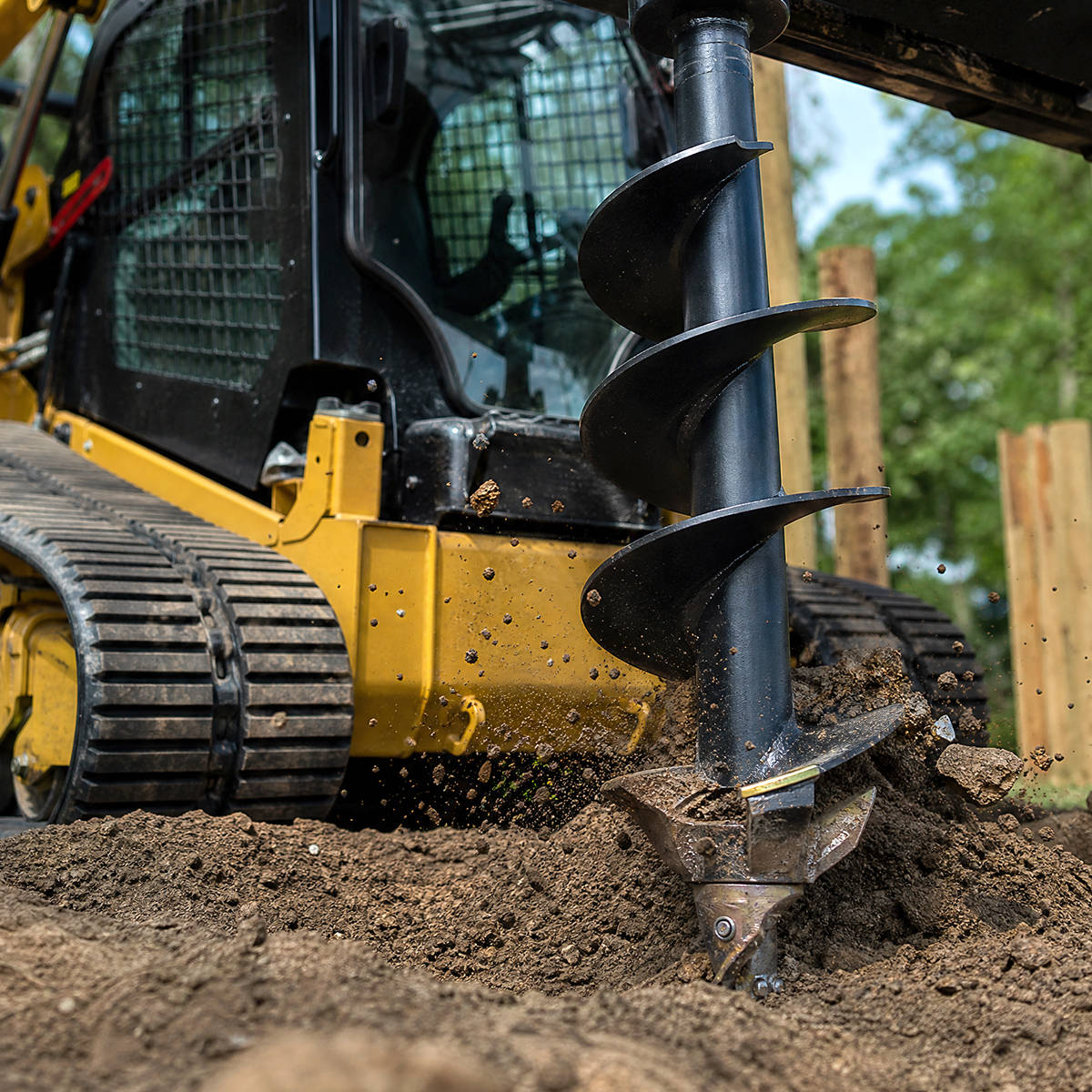 Greatbear Skid Steer Auger with 3 Bits in 9", 12", 18"