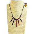 Small Wood Paddle Necklace