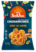 Chicharrones Chile Limon | Fried Wheat Wheels | 4 oz