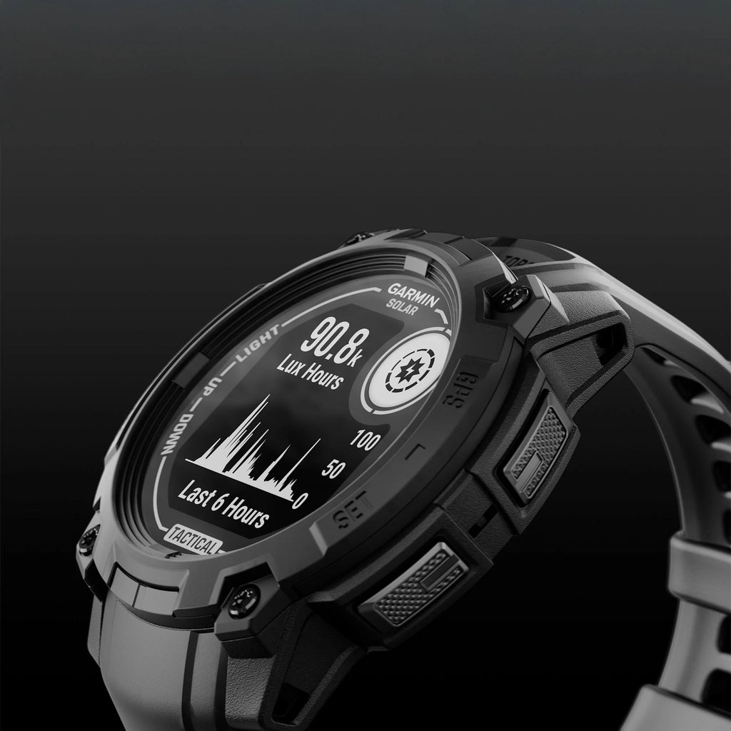 Garmin Instinct 3 Tactical | Tough Smartwatch w/ Solar Charging & 10 ATM Waterproof