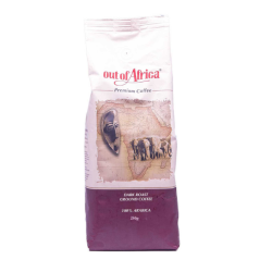 Mt. Kenya Dark Roast Ground Coffee 250g front standing package view
