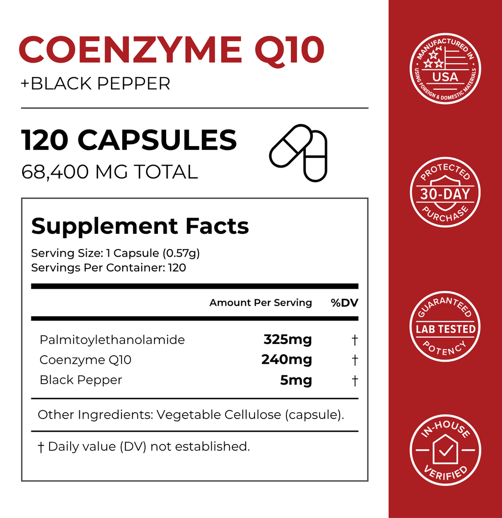 CoEnzyme Q10 Capsules (CoQ10)