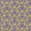 Swarm Purple/Chino Ground Works Cotton 44"/45" Fabric Per Yard