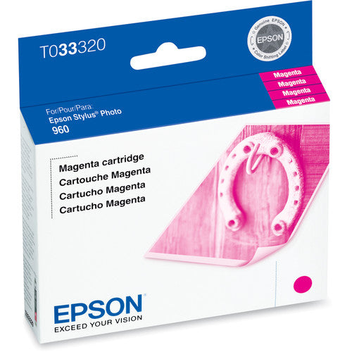New, Pre-Owned - Epson T0333 Standard-Yield Magenta Ink Cartridge, T033320