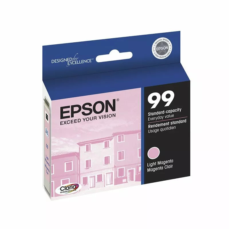 New, Pre-Owned - Epson 99 Light Magenta Ink Cartridge, T0996