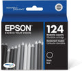 New, Pre-Owned - Epson T124 Standard Yield Black Ink Cartridge, T124120