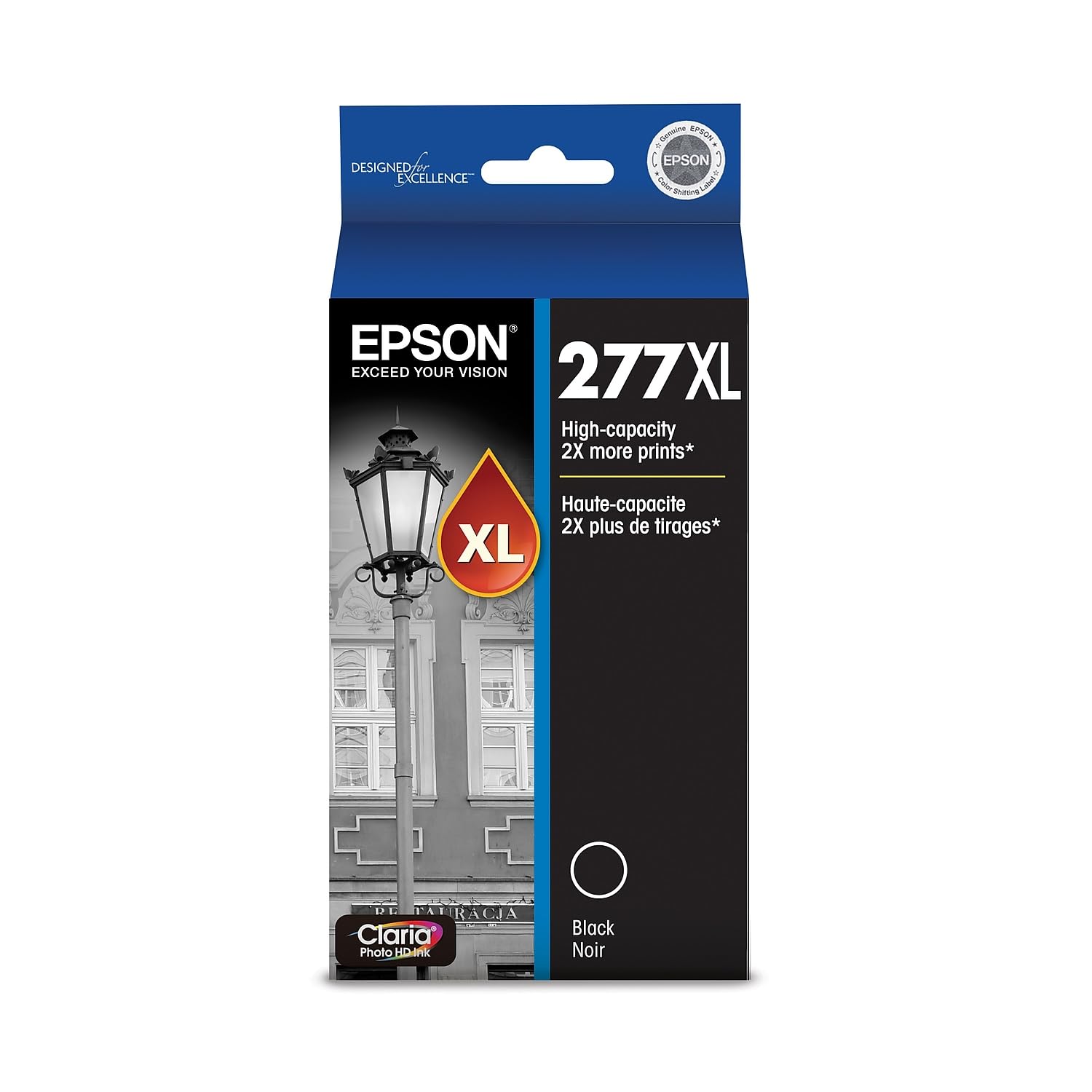 New, Pre-Owned - Epson 277XL High-Yield Black Inkjet Cartridge, T277XL120-S