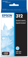 New, Pre-Owned - Epson 312 Light Cyan Claria Photo HD Ink Cartridge, T312520