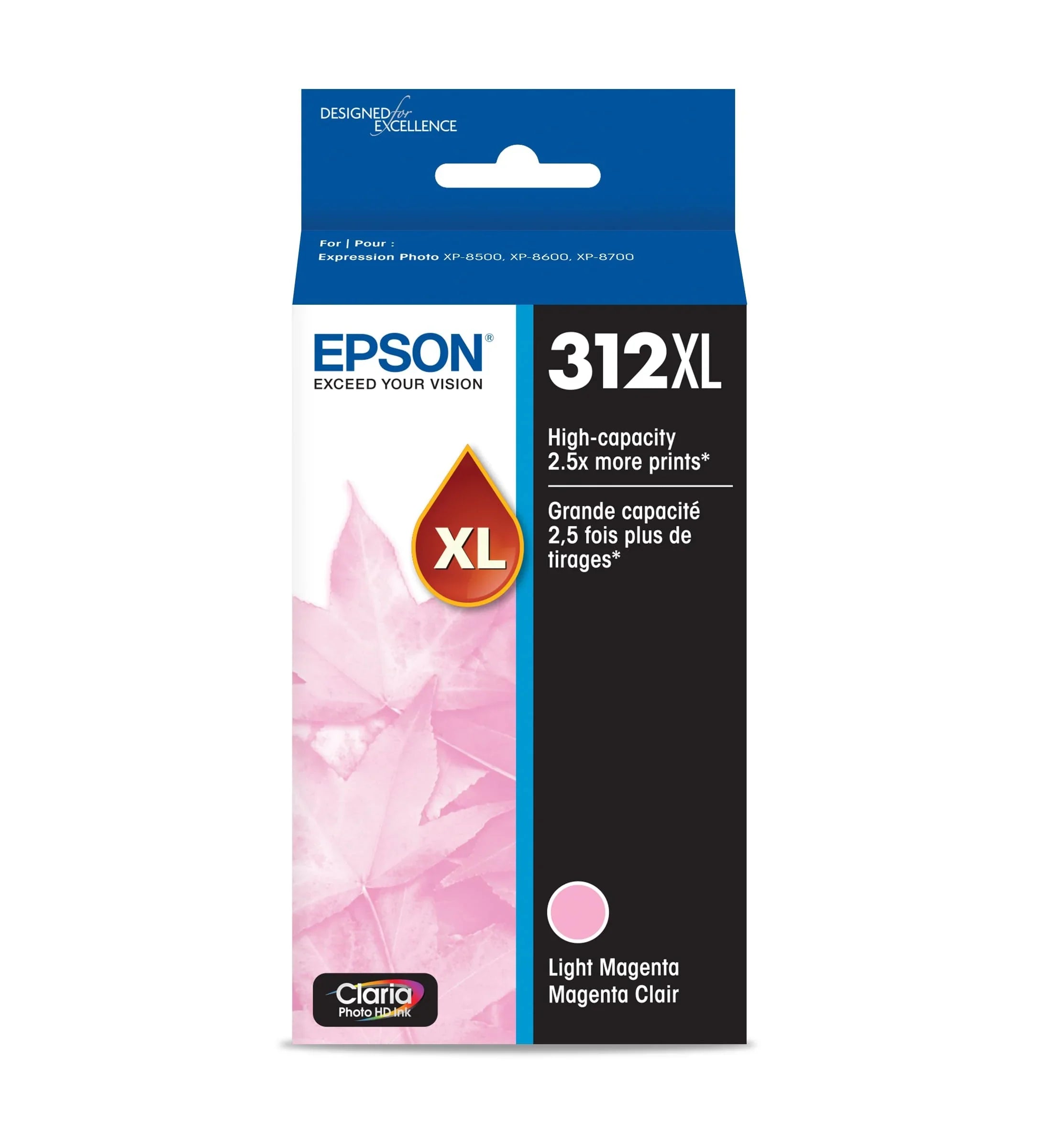 New, Pre-Owned - Epson 312XL High-Yield Light Magenta Ink Cartridge, T312XL620