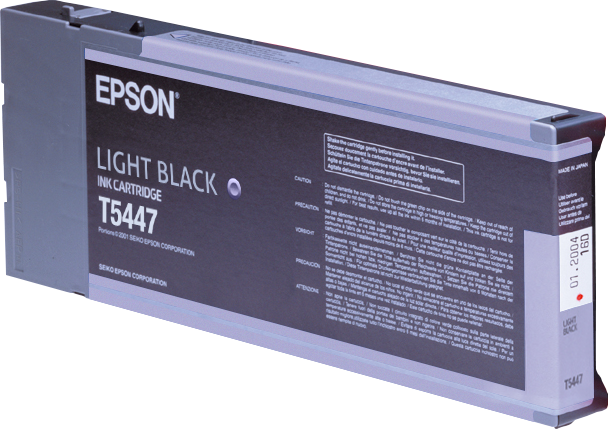 New, Pre-Owned - Epson T544 High Yield Light Black 220ml Ink Cartridge, T544700