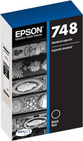 New, Pre-Owned - Epson 748 Standard-Yield Black DURABrite Pro Ink Cartridge, T748120
