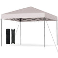 10 X 10 Feet Pop up Canopy Tent with Portable Carrying Bag and 8 Stakes