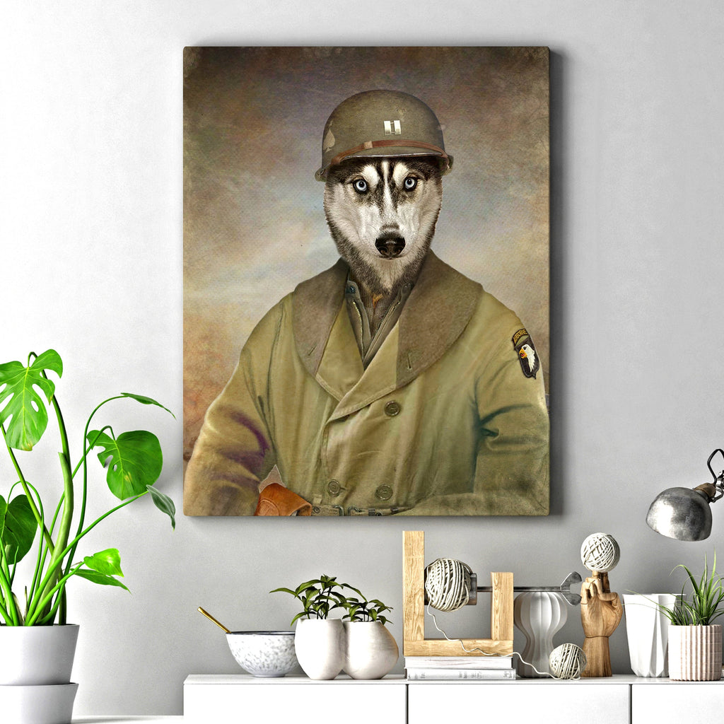 Pet Husky Military Dog Sign