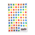 Throw Fleece Blanket M&M White