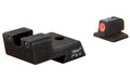 Trijicon HD Tritium Sight |  Fits Colt 1911 |  Orange Outline |  Novak Low Mount Dovetail Cut