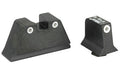 Trijicon Suppressor Height Night Sights |  Fits Glock 17/19/22/23/26/27/31/32/33/34/35/37/38/39 |  Black |  Tritium Front/Rear |  Green 3 Dot
