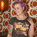 Whimsical Landscape & Animal Tee in Walnut