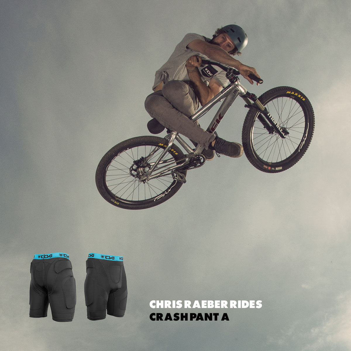 TSG - Protective Shorts - Crash Pant A - Black