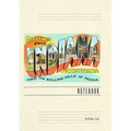 Vintage Lined Notebook Greetings from Indiana, Pennsylvania - Paperback