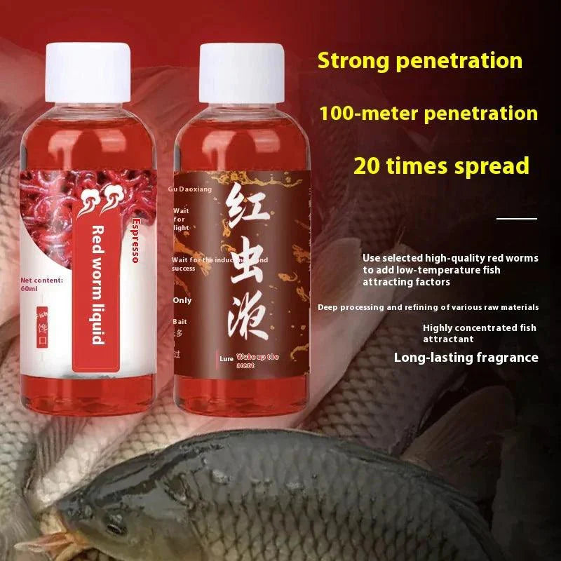 Premium Red Worm Fishing Liquid – Perfect Carp Bait