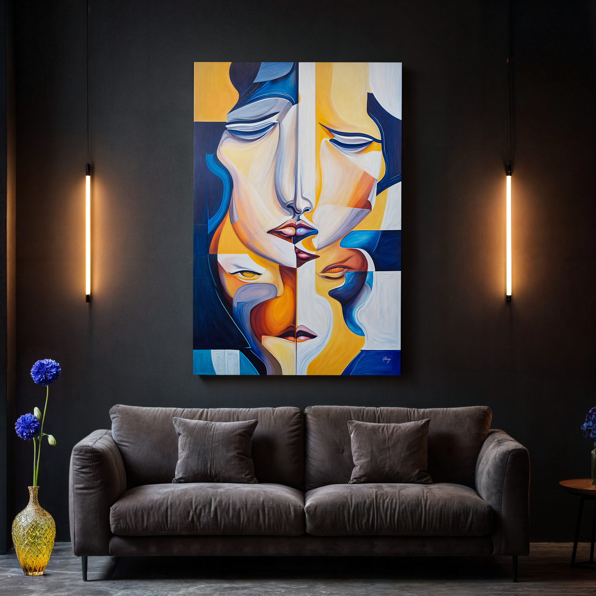 Canvas Print: "Talk"