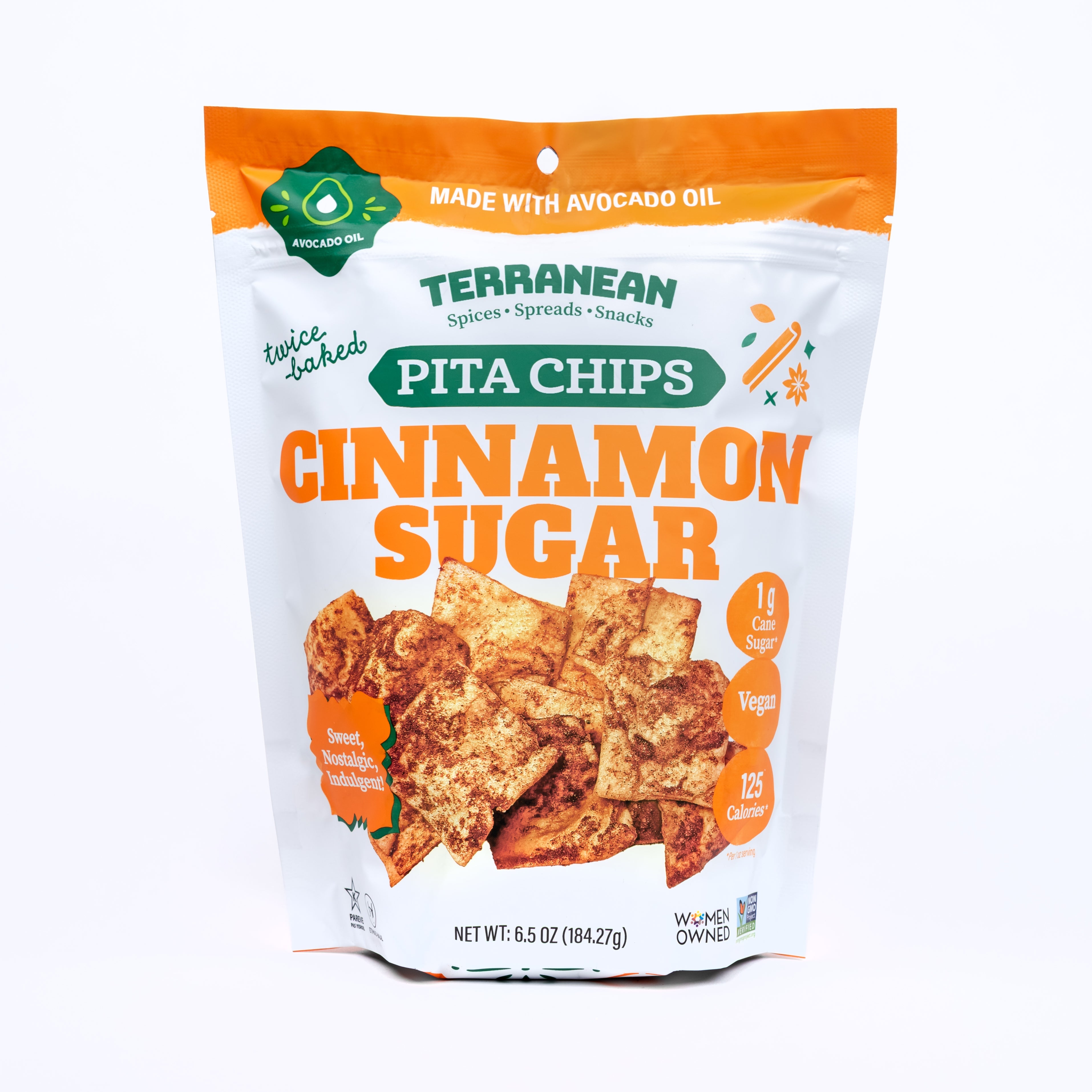 Avocado Oil Twice-Baked Pita Chips 12 Pack
