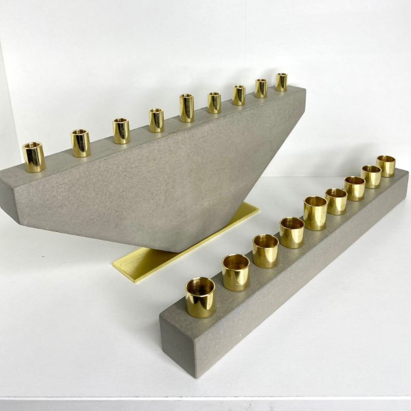 Luxurious Concrete Design with Gold Accents - Fancy Lady Series