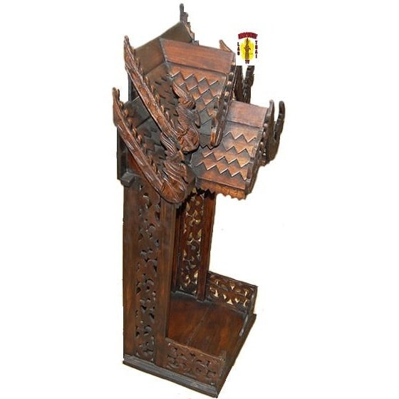 Thai Spirit House Altar 14" x 32"Tall