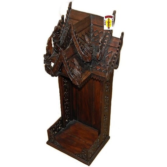 Thai Spirit House Altar 14" x 32"Tall