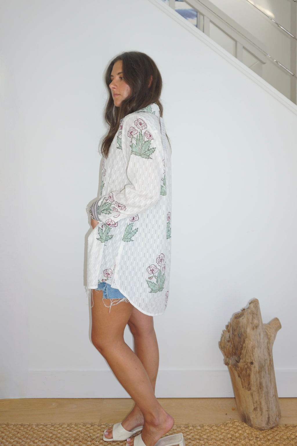 Thea Beach Shirt in Cosmos