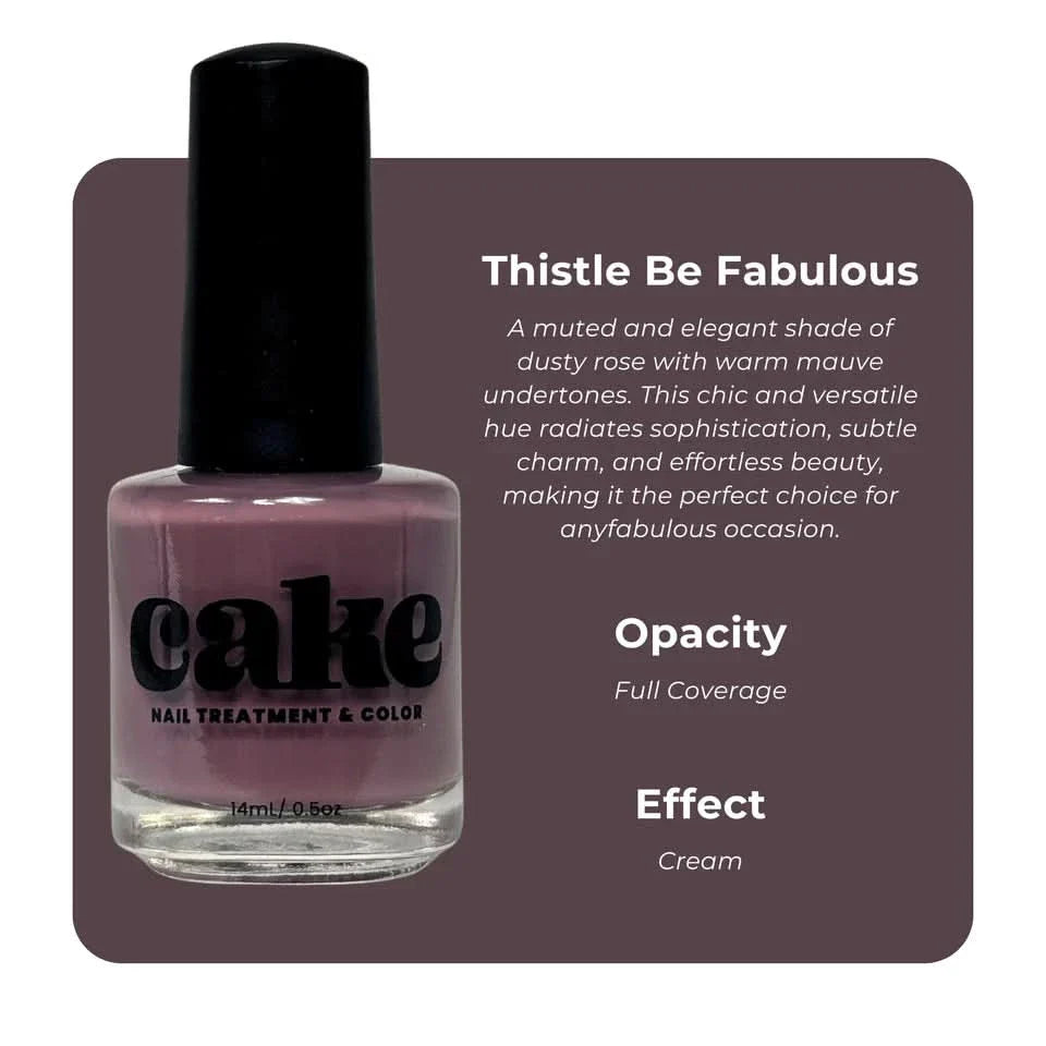 CAKE Nail Strengthening Polish - Thistle Be Fabulous