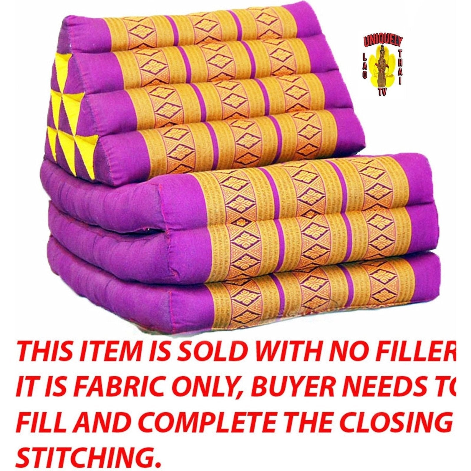 Triangle Pillow 3 Pads No PU No Fill
