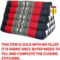 Triangle Pillow Black & Red Ele