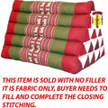 Triangle Pillow Red Elephant-No