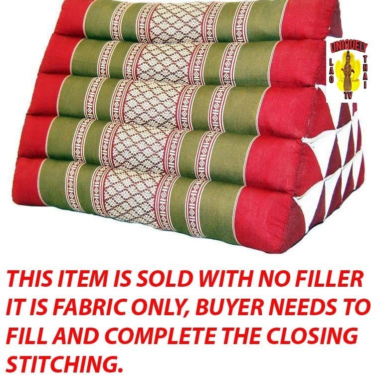 Triangle Pillow Red Wheat No FILLER