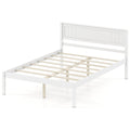 Twin/Full/Queen Size Sturdy Wooden Bed Frame with Headboard and Slat Support