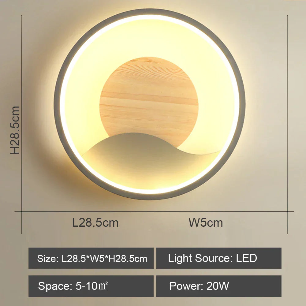 DecorBites™ LED Wall Light for Modern Home Decor—a Nordic Bedroom Essential.