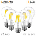 DecorBites™ LED Filament Bulb A19 6W 4500K Daylight Warm White E26 E27