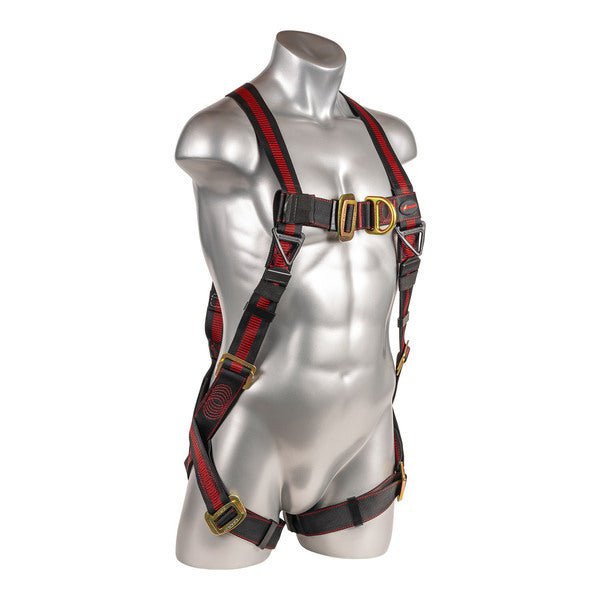 Kapture 5 Point Elite Full Body Harness - 2 D-Rings - Pull Thru Legs - All Sizes