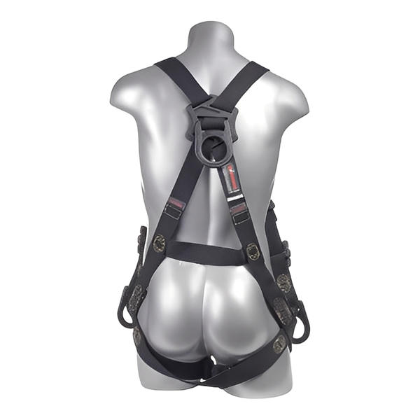 Kapture 5 Point Element Full Body Harness - Arc Flash Rated - 3 D-Rings - Mating Buckle Chest & Legs - All Sizes