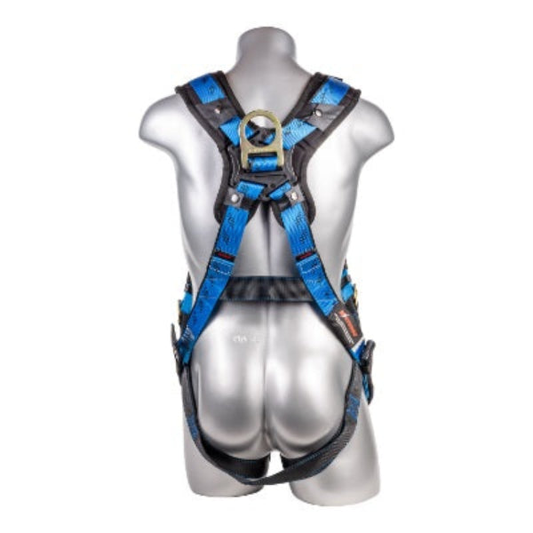Kapture 5 Point Essential+ Full Body Harness - Dorsal D-Ring with Web Loop - Tongue Buckle Legs - Shoulder Pads - All Sizes