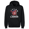 Dylan Larkin Detroit USA Flag Celebration WHT