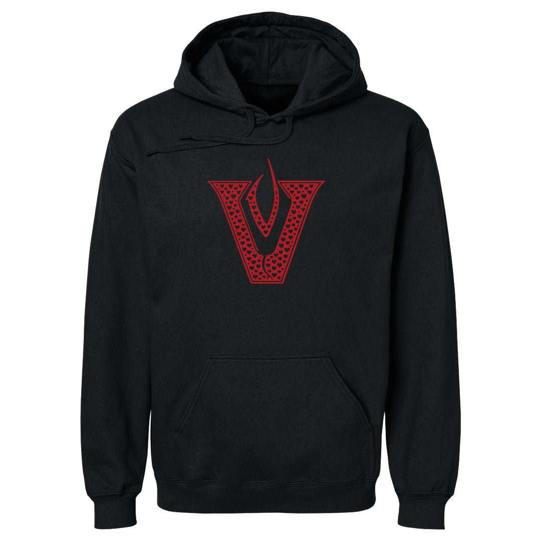 Vandegrift Crown Trio Valentines Heart Logo WHT