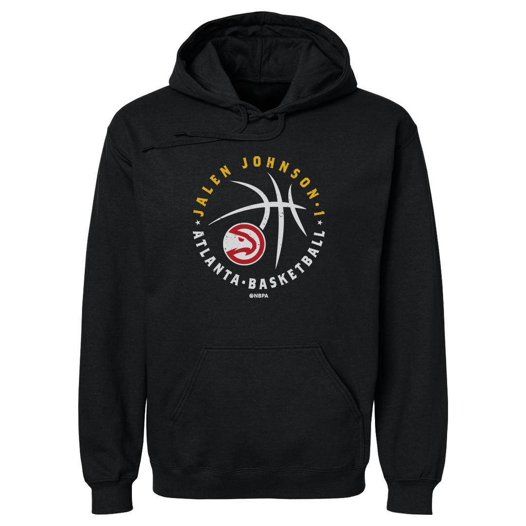 Jalen Johnson Atlanta Hawks Player Ball WHT